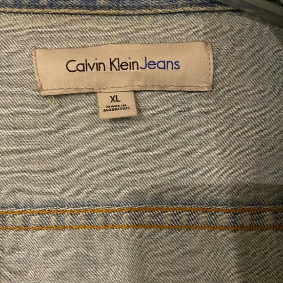 Calvin Klein Jean Jacket. - Picture 3 of 3